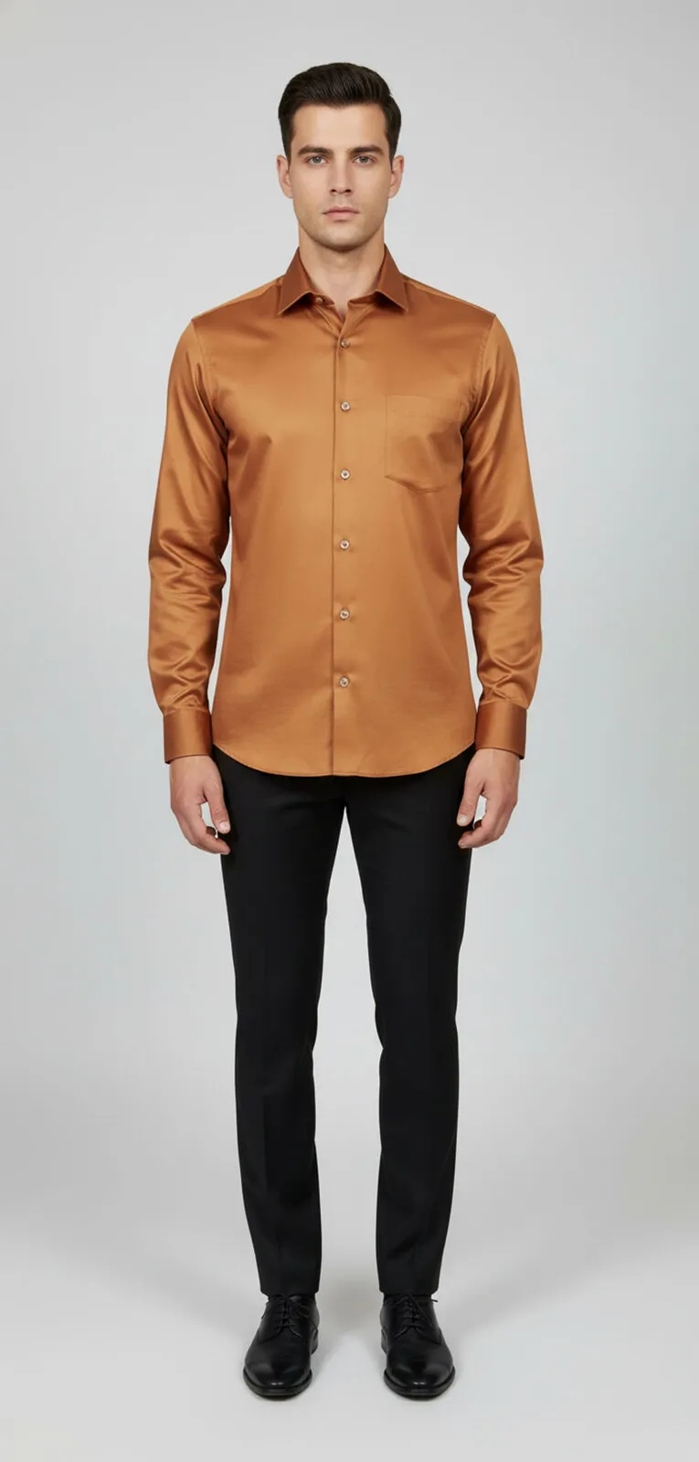MITTY Copper Brown Full sleeve shirt